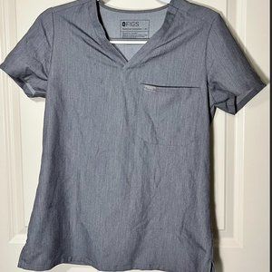 FIGS  Catarina™ One-Pocket Scrub Top (graphite)